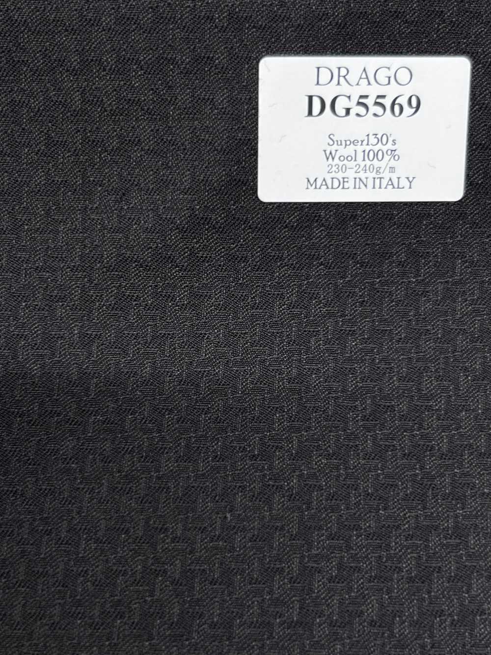 DG5569 DRAGO Super130's 炭灰 千鳥格[布料] 細井商事株式會社