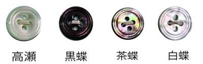 171 四孔有邊鈕扣