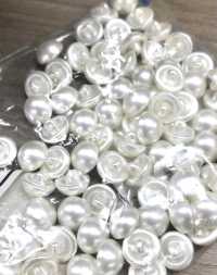 486 優雅的珍珠狀聚酯纖維鈕扣 大阪鈕扣（DAIYA BUTTON） 更多照片