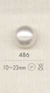 486 優雅的珍珠狀聚酯纖維鈕扣