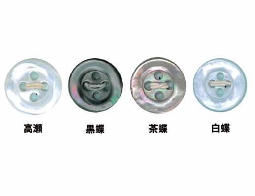 5 5型4孔貝殼鈕扣