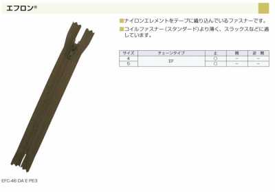 5EFC 內織® 拉鍊 5號閉尾