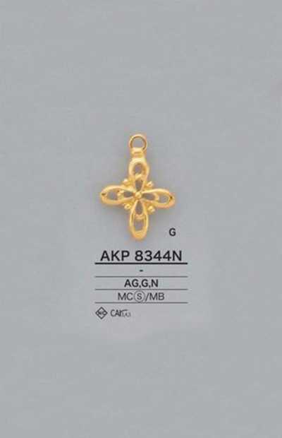 AKP8344N 花朵圖形元素 拉鍊拉頭（拉頭）