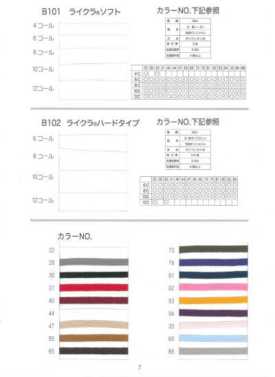 B101 萊卡柔軟鬆緊帶