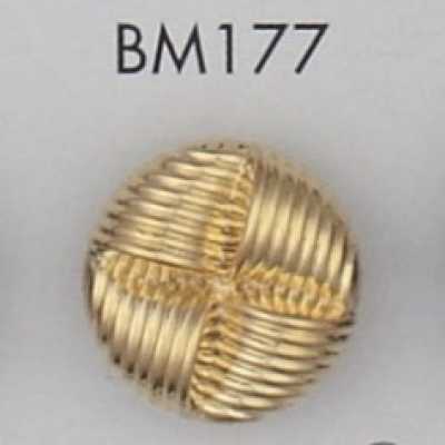 BM177 ABS樹脂製 鍍層鈕扣