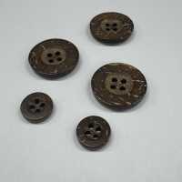 C187 天然材料 木質 4孔鈕扣 DAIYA BUTTON 更多照片