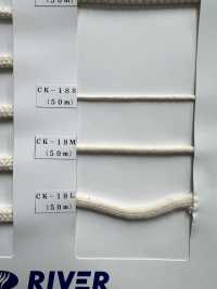 CK-18 棉花扭繩子[緞帶、帶、繩子] RIVER 更多照片