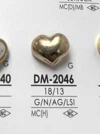 DM2046 心形金屬鈕扣 愛麗絲鈕扣 更多照片