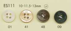 ES111 DAIYA BUTTONS 錨紋仿貝殼聚酯纖維鈕扣