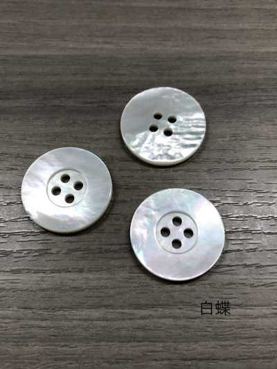 EX700 白蝶貝 正面四孔 貝殼鈕扣