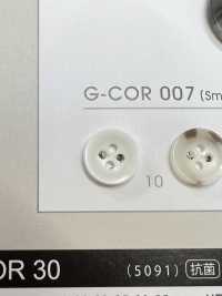 GCOR007 【水牛款式】4孔紐扣（尺寸）[鈕扣] 日東鈕扣 更多照片