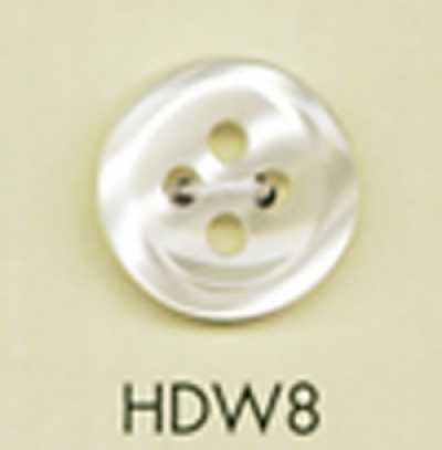 HDW8 DAIYA BUTTONS 耐衝擊HYPER DURABLE""系列 仿貝殼聚酯纖維鈕扣""