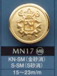 MN17 金屬羈扣[鈕扣] 大阪鈕扣（DAIYA BUTTON） 更多照片