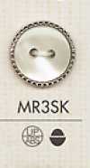 MR3SK 華麗 襯衫・女式襯衫用 兩眼塑膠鈕扣