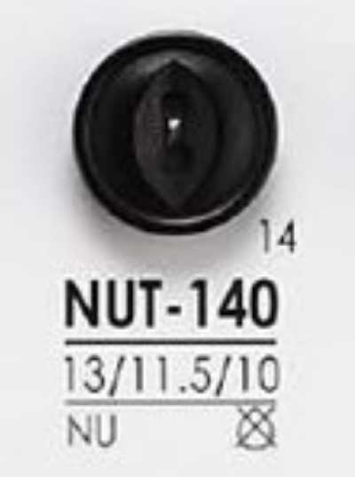 NUT140 象牙果製2孔鈕扣