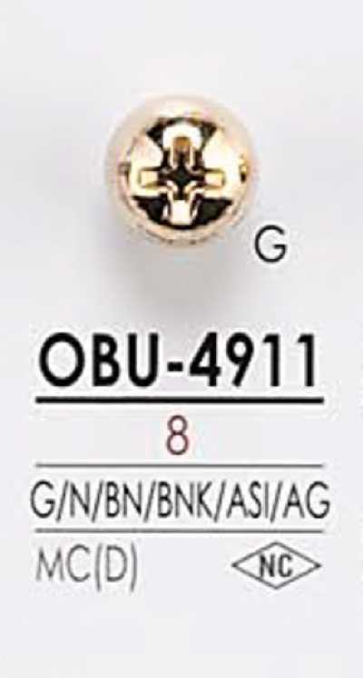 OBU4911 螺絲圖形元素 金屬鈕扣