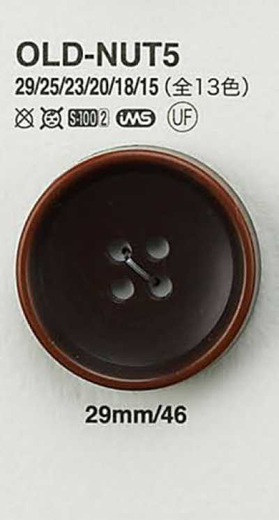 OLD-NUT5 象牙果風鈕扣