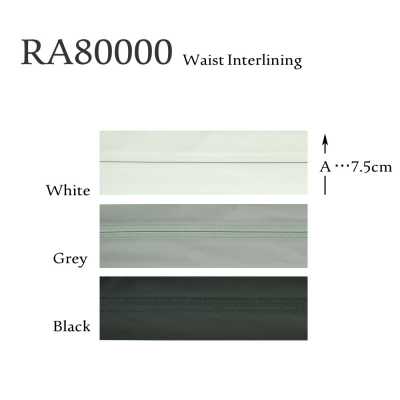 RA80000 使用T/C口袋裡料的拉舍爾褲腰裡襯