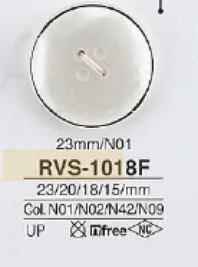 RVS1018F 聚酯樹脂製 表面四孔鈕扣