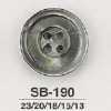 SB190 黑蝶貝製 四孔鈕扣