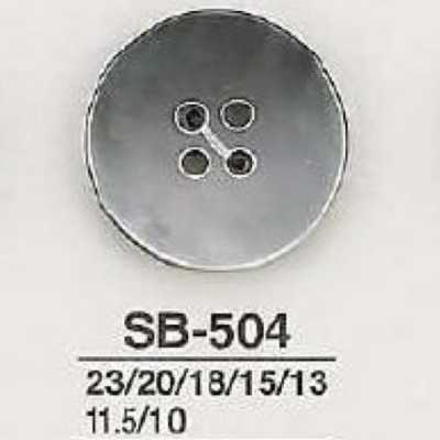 SB504 黑蝶貝製四孔鈕扣