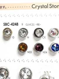 SBC4248 水晶石鈕扣 愛麗絲鈕扣 更多照片