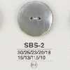 SBS2 黑蝶貝製 正面雙孔鈕扣