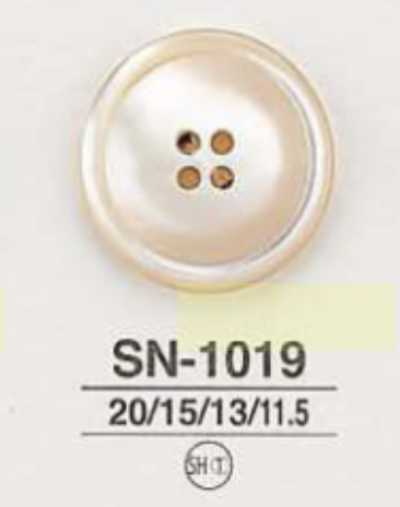 SN1019 高瀨貝製 正面四孔鈕扣
