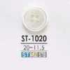 ST1020 高瀨貝製 表孔四眼鈕扣