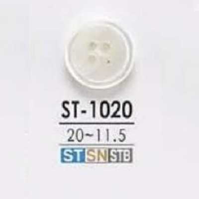 ST1020 高瀨貝製 表孔四眼鈕扣