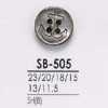 SB505 黑蝶貝製四孔明眼鈕扣