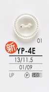YP4E 黑色&染色襯衫鈕扣