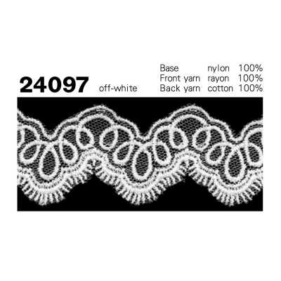 24097 細幅網紗蕾絲