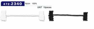 472-2340 扣眼里料停止鏈繩子類型總長 58 毫米 (10 件)