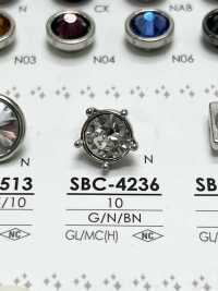 SBC4236 水晶石鈕扣 愛麗絲鈕扣 更多照片