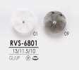 RVS6801 用於染色，粉紅色捲曲狀水晶石鈕扣