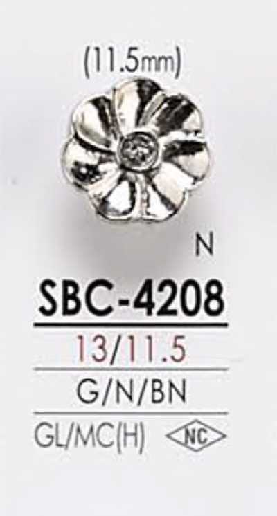 SBC4208 花形圖案元素 金屬鈕扣