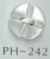 PH242 2孔花形貝殼鈕扣