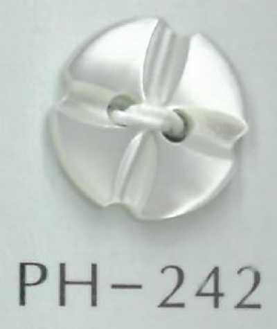 PH242 2孔花形貝殼鈕扣