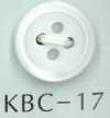 KBC-17 BIANCO SHELL 4孔17貝殼鈕扣