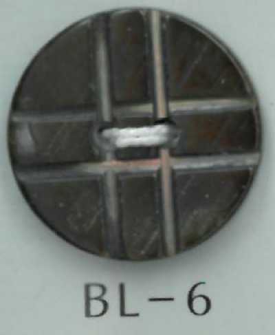 BL-6 2孔十字貝殼鈕扣