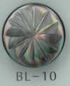 BL-10 花朵圖案金屬貝殼鈕扣