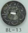 BL-13 四孔和風圖案貝殼鈕扣