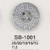 SB1001 黑蝶貝製 表面四孔鈕扣