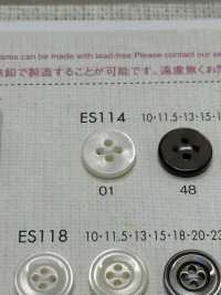 ES114 DAIYA BUTTONS紐扣聚酯纖維仿貝殼[鈕扣] 大阪鈕扣（DAIYA BUTTON） 更多照片