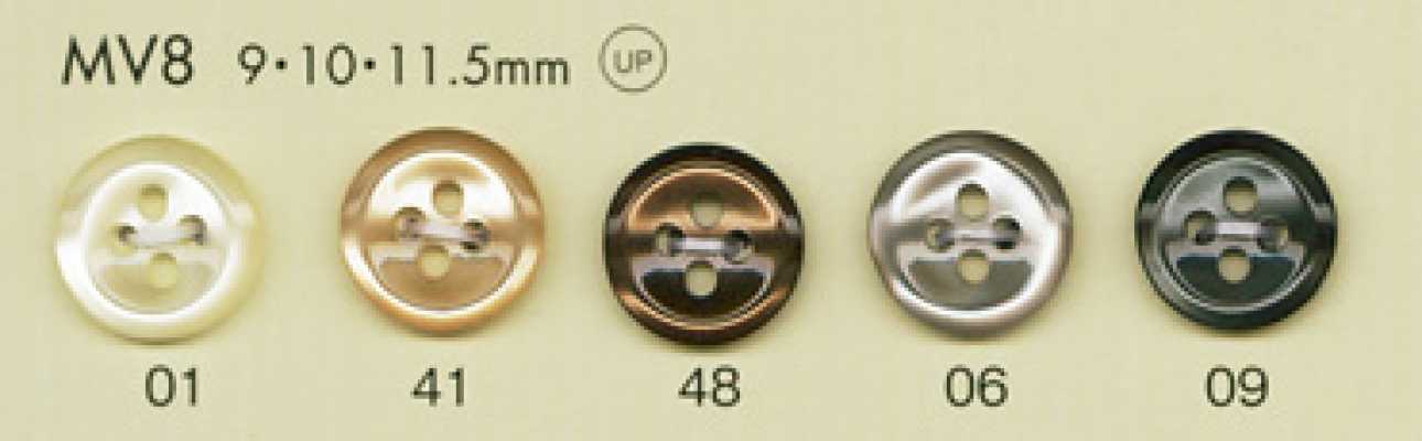 MV8 DAIYA BUTTONS 仿貝殼聚酯纖維鈕扣