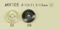 MV105 DAIYA BUTTONS 仿貝殼聚酯纖維鈕扣