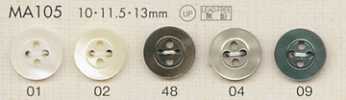 MA105 DAIYA BUTTONS 仿貝殼聚酯纖維鈕扣