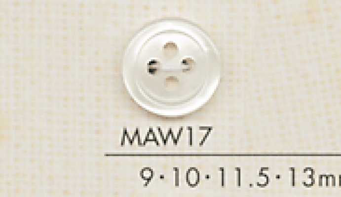 MAW17 DAIYA BUTTONS 仿貝殼聚酯纖維鈕扣