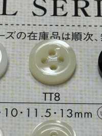 TT8 DAIYA BUTTONS紐扣聚酯纖維仿貝殼[鈕扣] 大阪鈕扣（DAIYA BUTTON） 更多照片